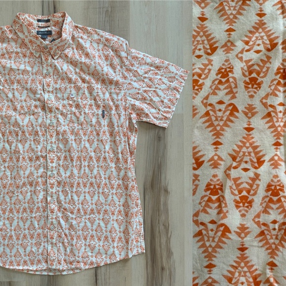 Eddie Bauer Baja Short Sleeve Shirt Beach Polo Classic Fit XL Tall - Picture 1 of 11